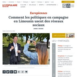 Comment les politiques en campagne en Limousin usent des réseaux sociaux