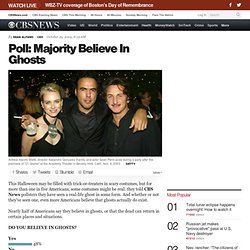 Poll: Majority Believe In Ghosts
