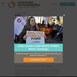 Tell the EU: Side with people, not Big Polluters! - Corporate Accountability