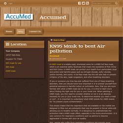 KN95 Mask to beat Air pollution - Accumed : powered by Doodlekit