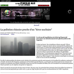 La pollution chinoise proche d’un "hiver nucléaire"