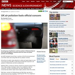 UK air pollution fuels official concern