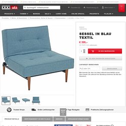 SESSEL in Blau Textil - Polstermöbel - Polstermöbel, Sofas & Sessel - Wohn- & Esszimmer - Produkte