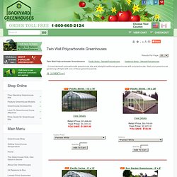 Polycarbonate Greenhouse, Greenhouse Kits, Hobby Greenhouse, Greenhouse Gardening