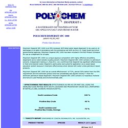 Polychem DISPERSIT¨ Spec Sheet
