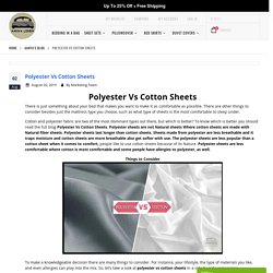 Polyester Vs Cotton Sheets - Full Comparison