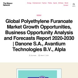 Global Polyethylene Furanoate Market Growth Opportunities, Business Opportunity Analysis and Forecasts Report 2020-2030