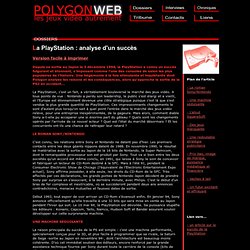 Polygon on line - La PlayStation : analyse d'un succès