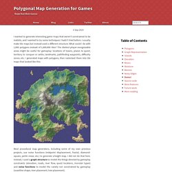 Polygonal Map Generation for Games