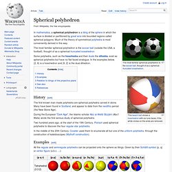 Spherical polyhedron