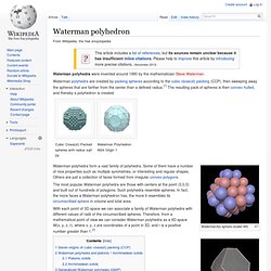 Waterman polyhedron