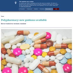 Polypharmacy: new guidance available