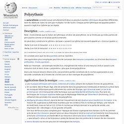 Polyrythmie