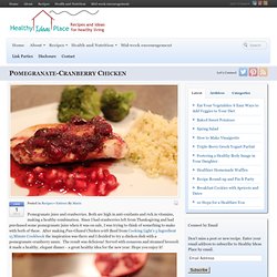 Pomegranate-Cranberry Chicken