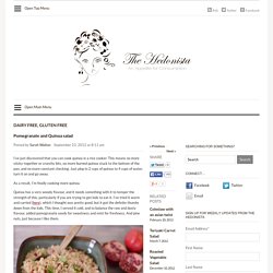 Pomegranate and Quinoa salad recipe