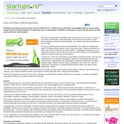 startups.ro - Primul portal al antreprenorilor din Romania!