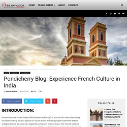 Pondicherry Blog