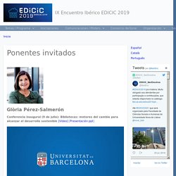 IX Encuentro Ibérico EDICIC 2019