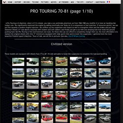 PONTIAC Firebird, Formula, Trans Am 70-81: PRO TOURING & G MACHINE