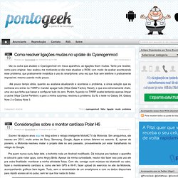 PontoGeek – O Ponto "G" da tecnologia