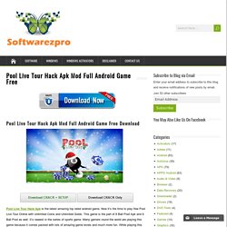 Pool Live Tour Hack Apk Mod Full Android Game Free