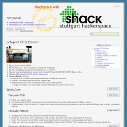 pcb-pool PCB Printer [shackspace wiki]