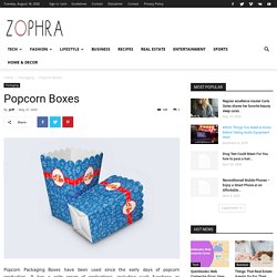 Popcorn Boxes - Zophra