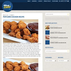 Popcorn Chicken Recipe