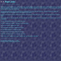 Pope Joke