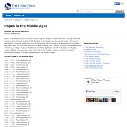 Popes in the Middle Ages