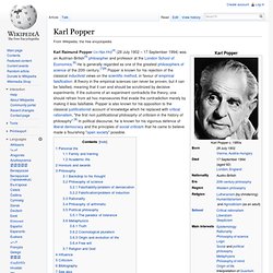 Karl Popper