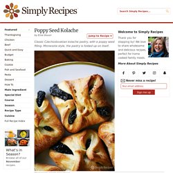 Poppy Seed Kolache Recipe