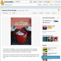 Popsicle Stick Bridge - All