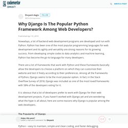 Why is Django Good for Web Framework?
