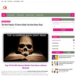 The Most Popular 10 Horror Books You Have Never Read