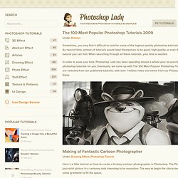 The 100 Most Popular Photoshop Tutorials 2009