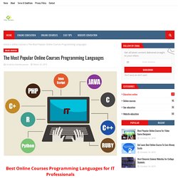 The Most Popular Online Courses Programming Languages