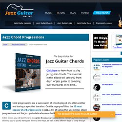 The 10 Most Popular Jazz Chord Progressions + Examples