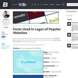 Fonts Used In Logos of Popular Websites