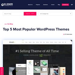 Most Popular WordPress Themes - WordPress Development