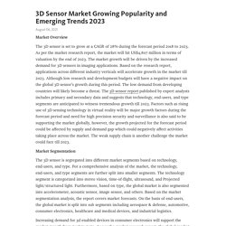 3D Sensor Market Growing Popularity and Emerging Trends 2023 – Telegraph