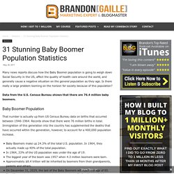 31 Stunning Baby Boomer Population Statistics - BrandonGaille.com