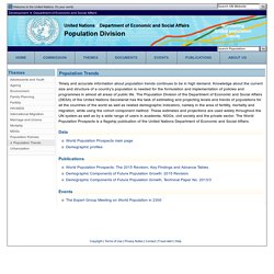 Trends - United Nations Population Division