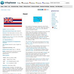Hawaii: History, Geography, Population, and State Facts