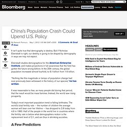 China’s Population Crash Could Upend U.S. Policy