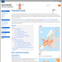 Population grids - Statistics Explained