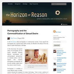 Pornography and the Commodification of Sexual Desire