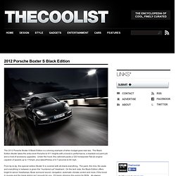 2012 Porsche Boxter S Black Edition