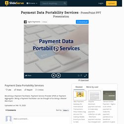 Payment Data Portability Services PowerPoint Presentation, free download - ID:9797296