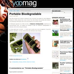Portable Biodégradable